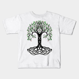 Yggdrasil Tree of Life Kids T-Shirt